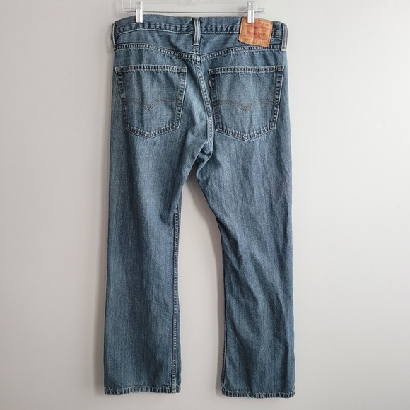 Levi's 527 bootcut jeans 36 X 32 100% cotton neutral streetwear casual preppy - Picture 3 of 16